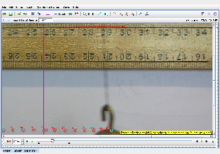 Tracker Modeling in Pendulum as  SHM  : Model is fx = -w*w*x where w = 3.724 with x0 = 4.60E-2 and vx = 0
